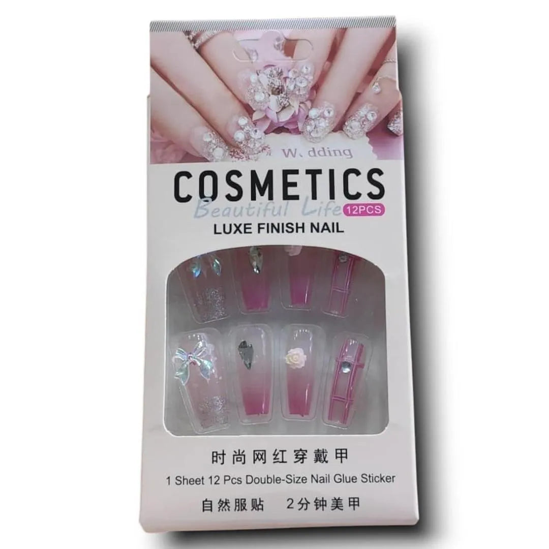 Stylish acrylic fake nails