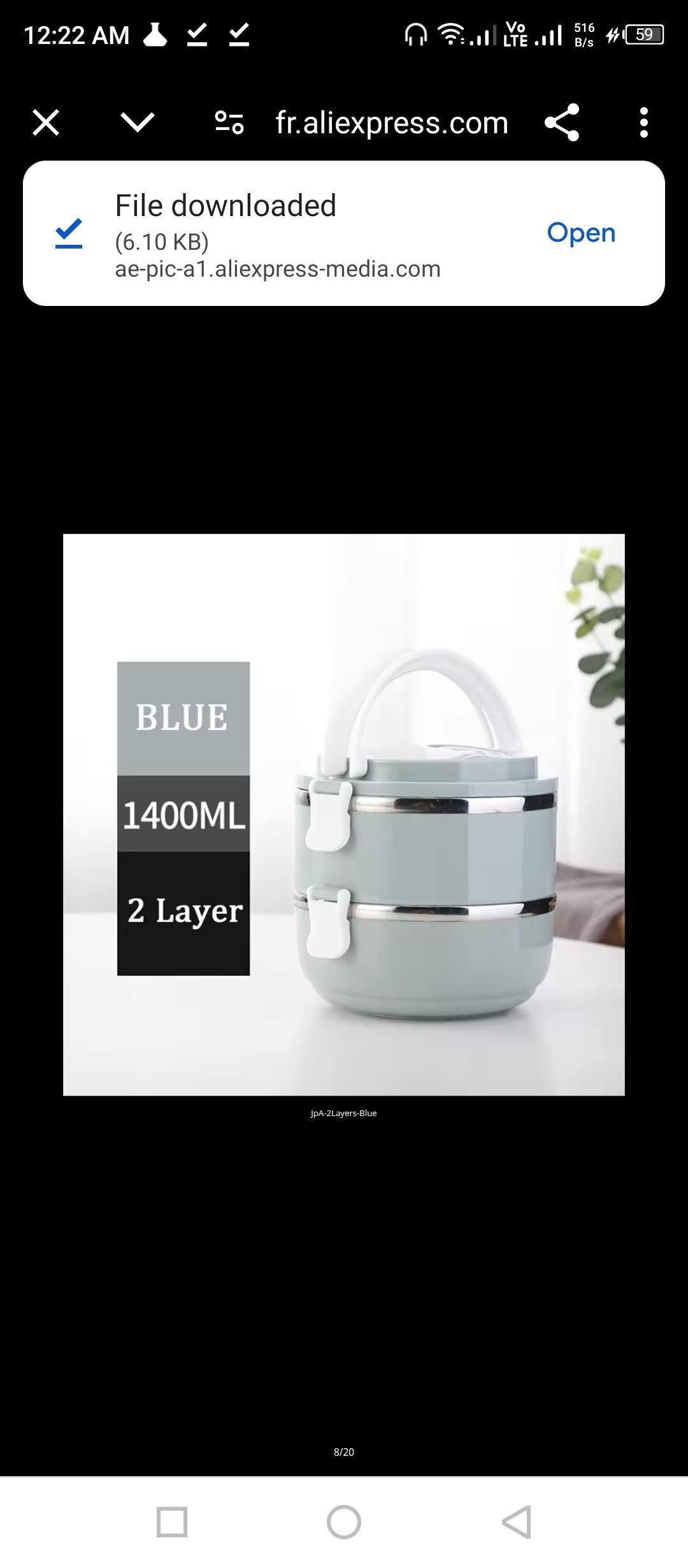 Compact and stylish 1pc stainless steel bento lunch box manageable storage box