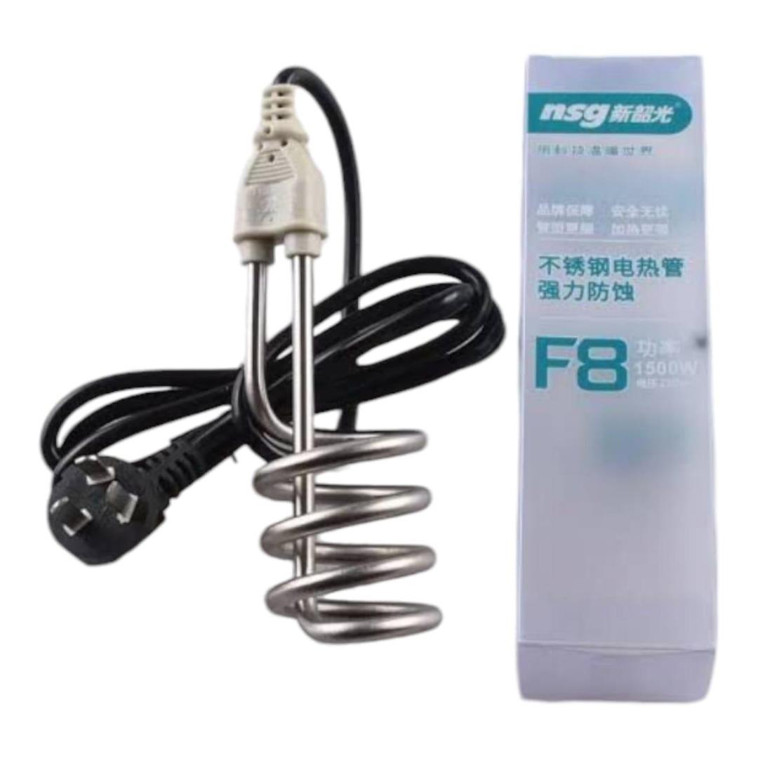 Portable 1500w water heater rod efficient and compact solution for instant hot water.