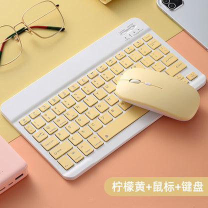 For table PC Bluetooth keyboard Android apple universal mobile wireless Bluetooth backlit keyboard mouse set