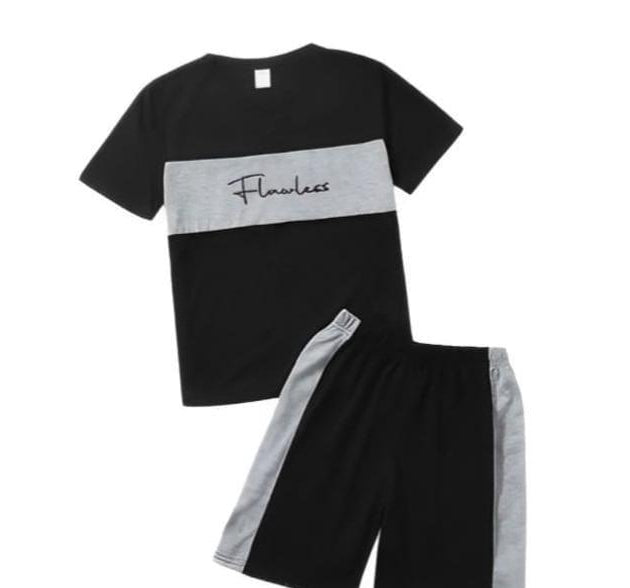 2 PCs micro plain tracksuit