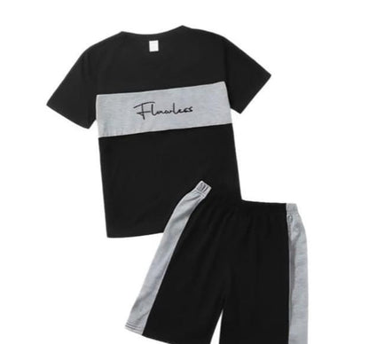 2 PCs micro plain tracksuit