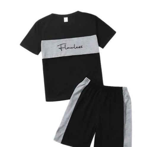 2 PCs micro plain tracksuit