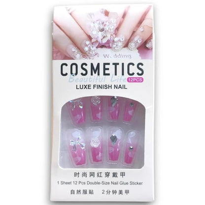 Stylish acrylic fake nails