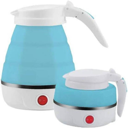 Electric kettle 600ml easy use for travel foldable.