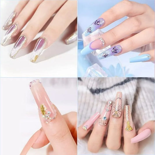 Stylish acrylic fake nails