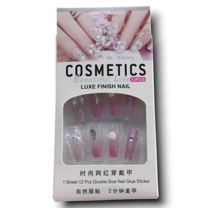 Stylish acrylic fake nails